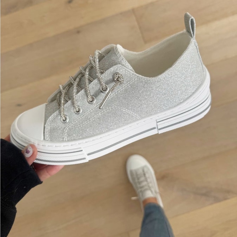 Very G Women's Glitter Sneakers like Converse